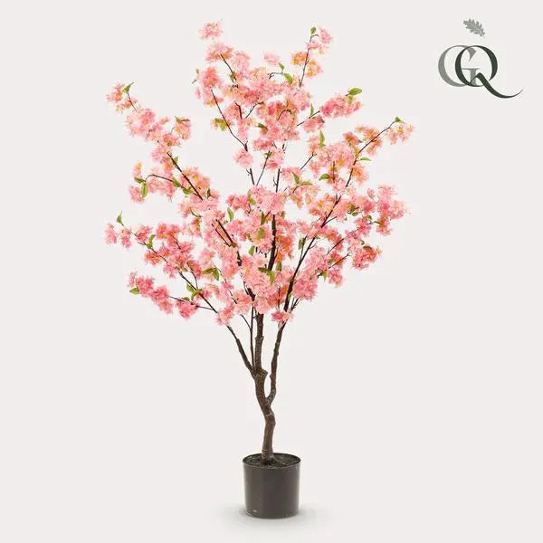 Kunstplant - Prunus - Kersenbloesem - Roze - 135cm  BotanicBridge