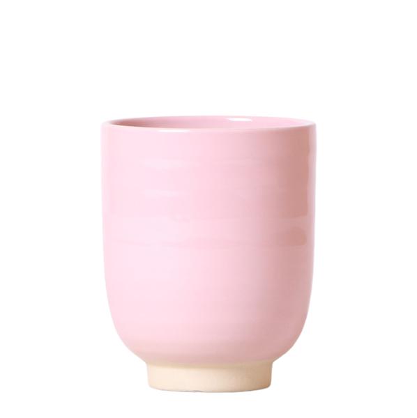 Kolibri Home | Glazed bloempot - Roze keramieken sierpot met glans - Ø9cm  BotanicBridge