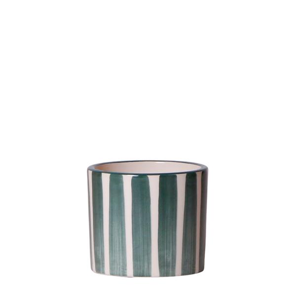 Kolibri Home | Painted stripe  - Green - Ø6cm  BotanicBridge