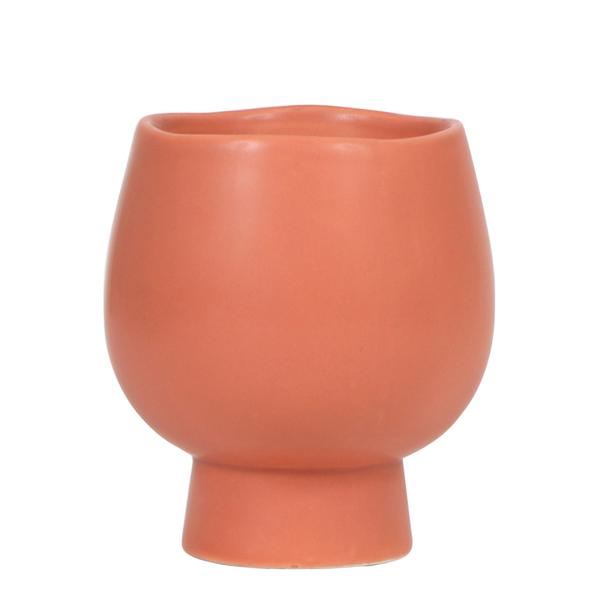 Kolibri Home | Scandic terracotta bloempot - Terracotta kleurige keramieken sierpot - Ø9cm  BotanicBridge