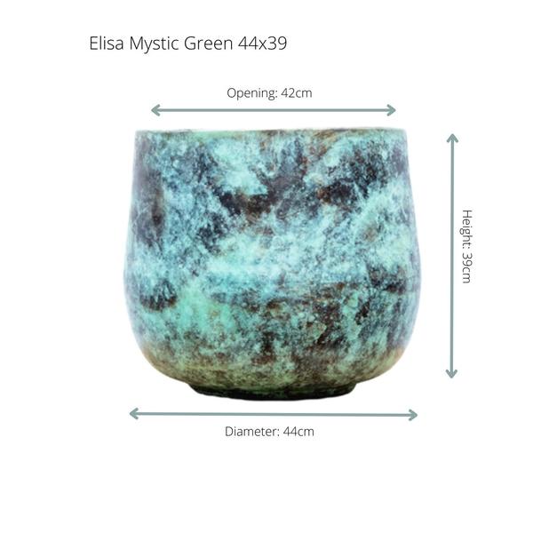 Elisa Mystic Green - D44 x H39 - 44x39  BotanicBridge