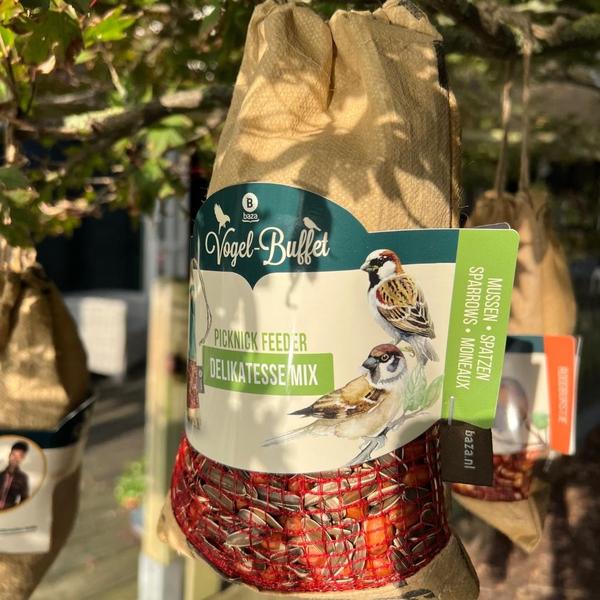 Bird-Buffet | Picknick voor buitenvogels | 300 gram - Mussen & Merels  BotanicBridge