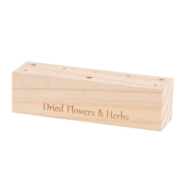 Wooden Dried flower stand - L - Flowers and Herbs + Dried Floral Arrangement  BotanicBridge