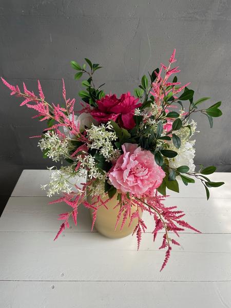 Kunstbloemen - Boeket L - Shiny Pink - 80cm  BotanicBridge