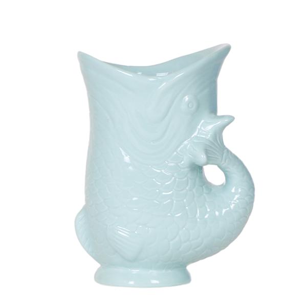 Kolibri Home | Fish  - Turquoise - Ø9cm  BotanicBridge