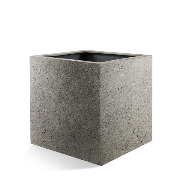 Pot Grigio Cube Natural Concrete - D40 x H40  BotanicBridge