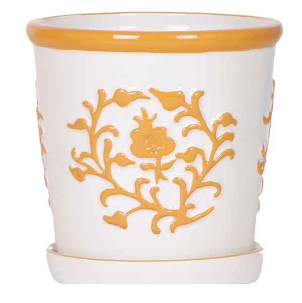 Kolibri Home I Malaga pot - Orange - Ø12cm  BotanicBridge