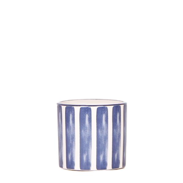 Kolibri Home | Painted stripe  - Blue - Ø6cm  BotanicBridge