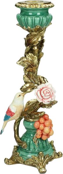 Candlestick Bird Gold - Large - 28,5 cm  BotanicBridge