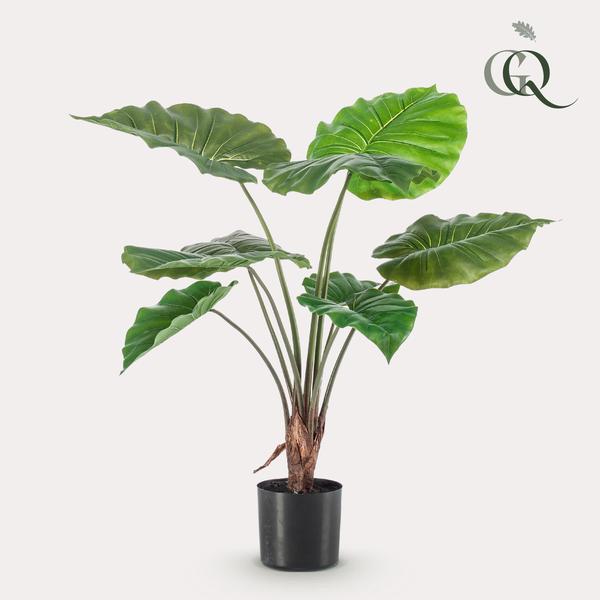 Kunstplant - Alocasia - Olifantsoor - 70 cm  BotanicBridge