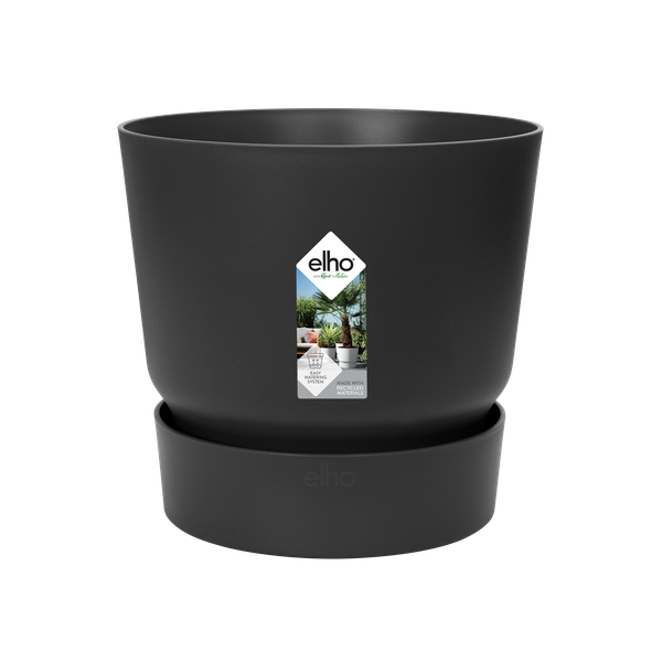 Pot elho Greenville Round zwart - D39 x H37  BotanicBridge