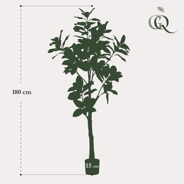 Kunstplant - Magnolia Grandiflora - 180 cm  BotanicBridge